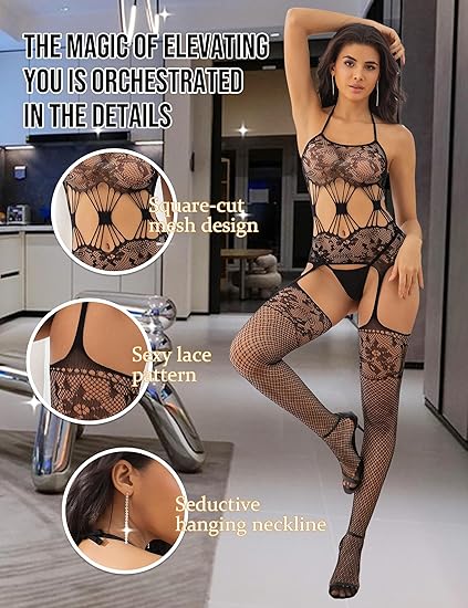 Women Fishnet Bodystocking