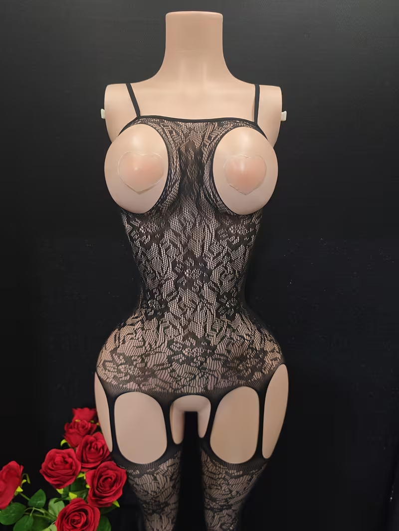 Sheer Lace High-Support Bodysuit